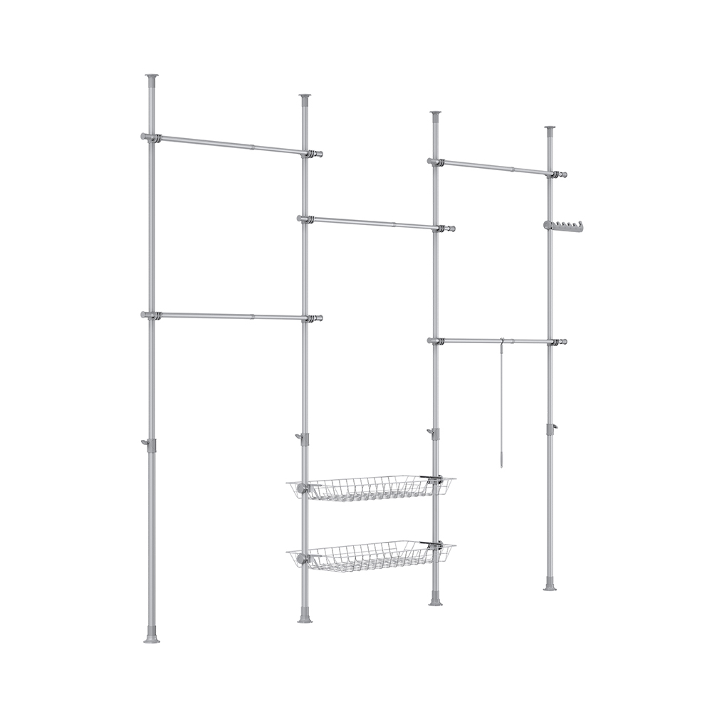 Image of SoBuy Cabina armadio regolabile 311x37x295cm KLS04-II-HG